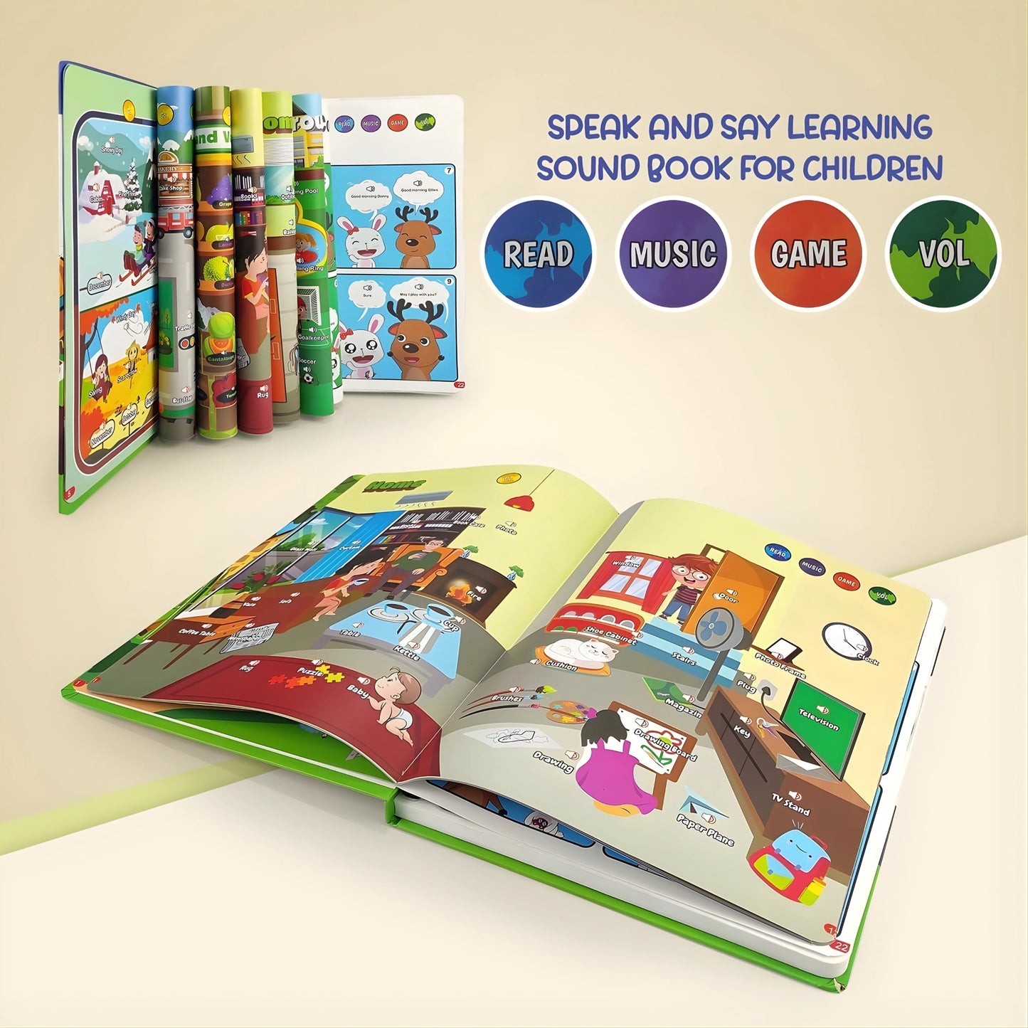 Learn & Play Interactive Talking Book