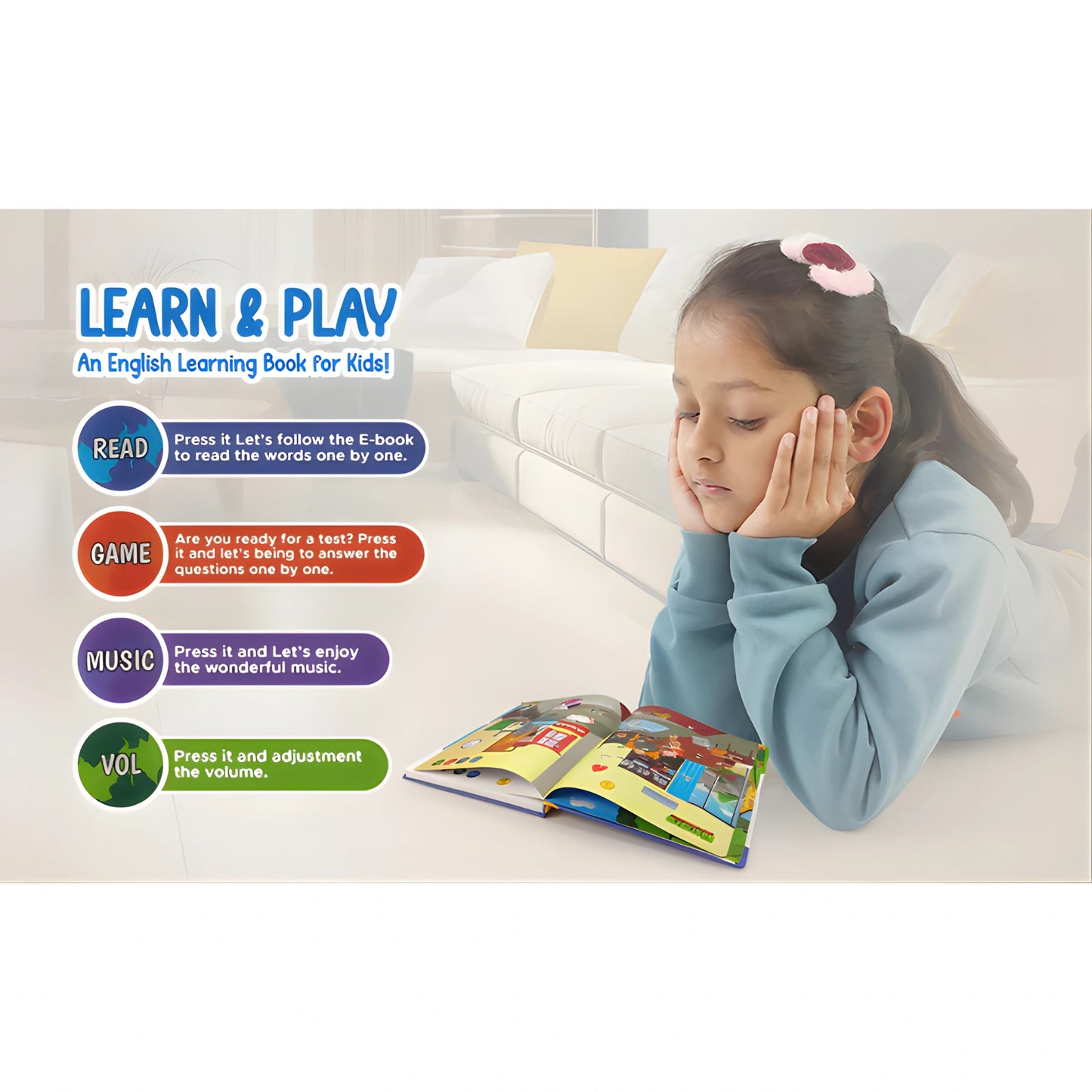 Learn & Play Interactive Talking Book