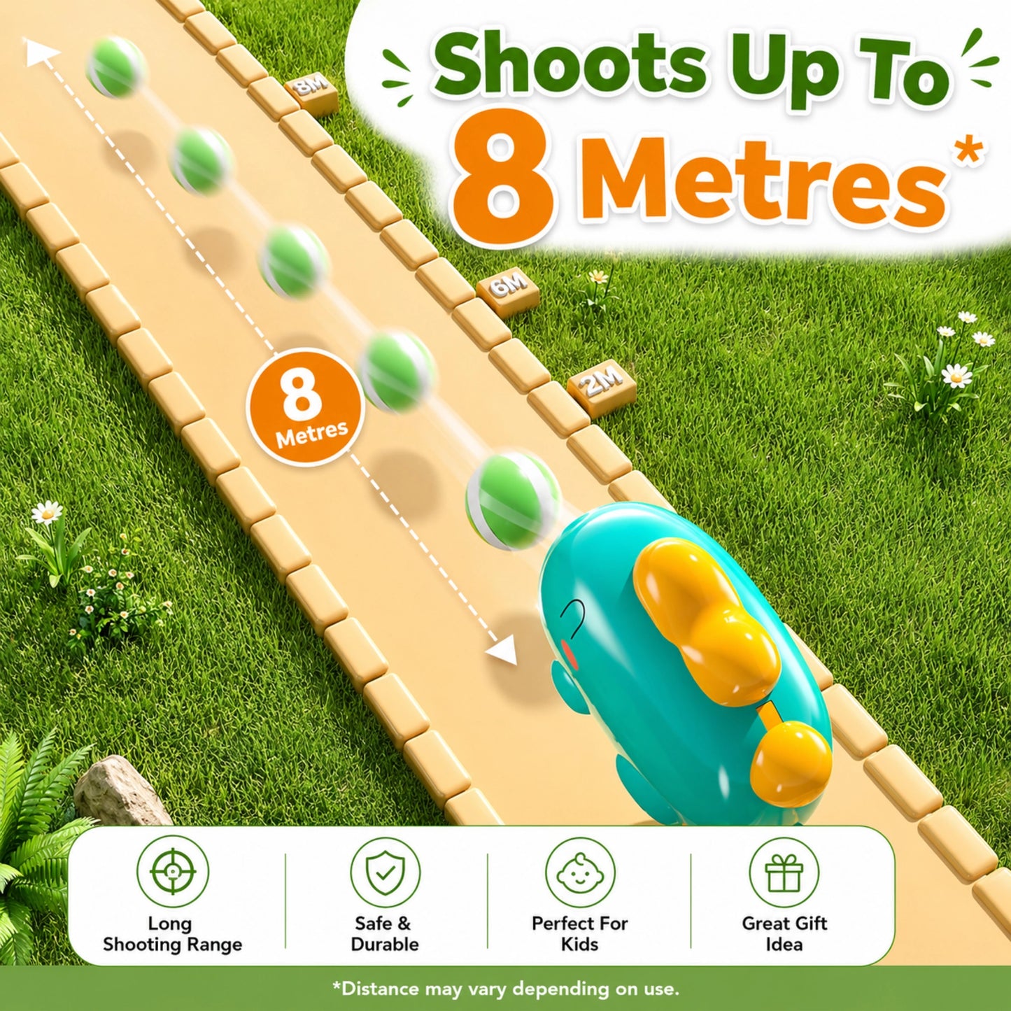 Dinosaur Ball Launcher Target Game Set