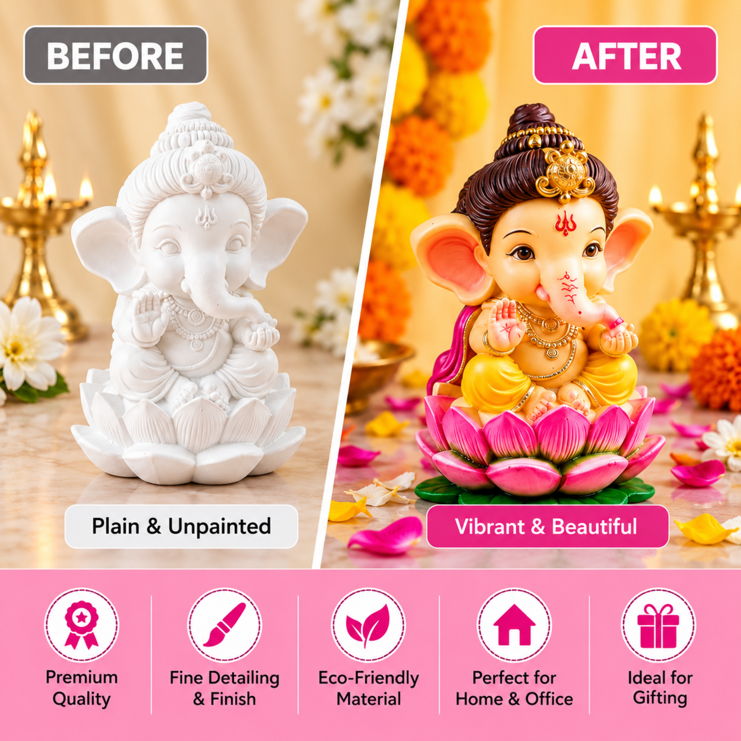 Ganpati Ji DIY Painting Craft Kit