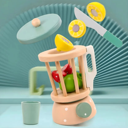 Wooden Fruit Juicer Toy Set