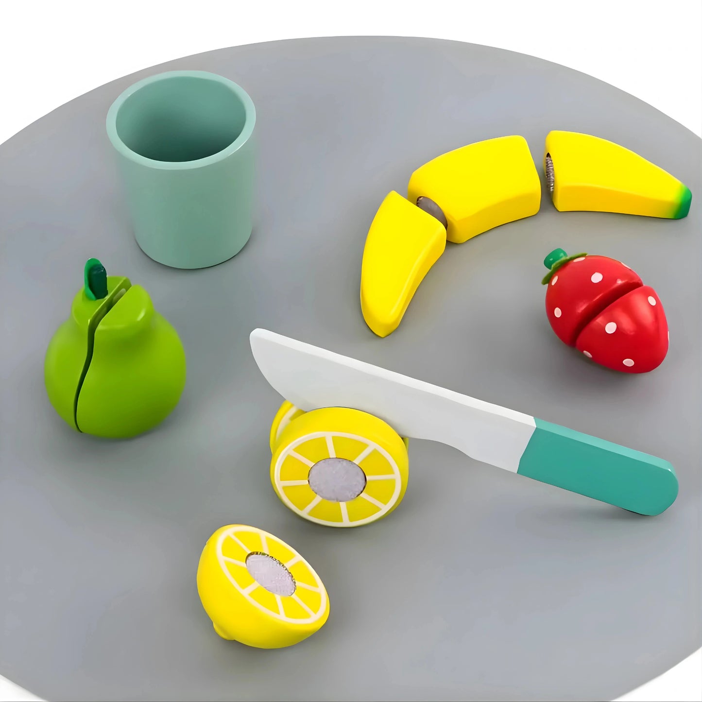 Wooden Fruit Juicer Toy Set