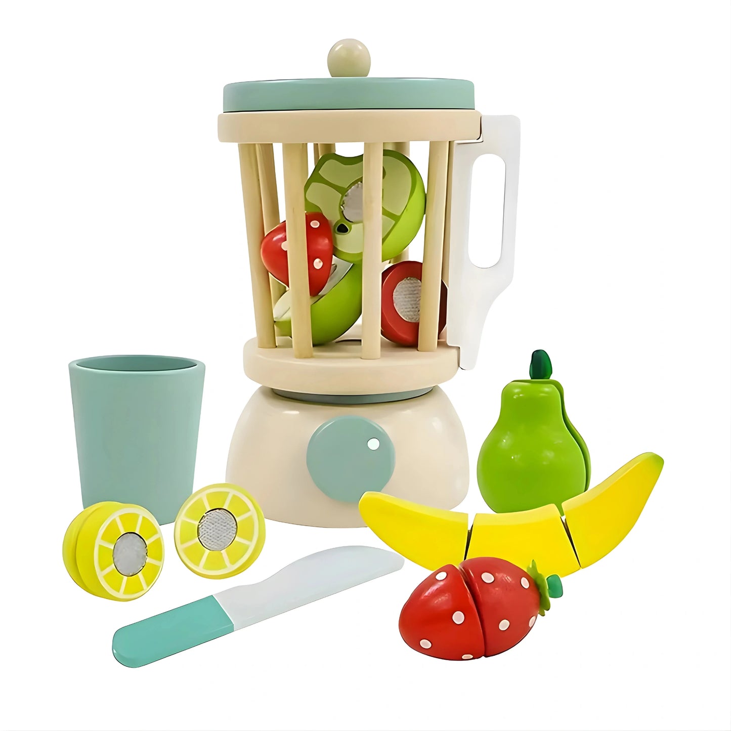 Wooden Fruit Juicer Toy Set