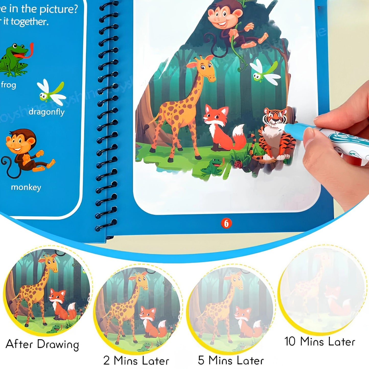 Magic Water Drawing Book