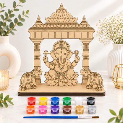 Ganesh Mandap DIY Colouring Kit