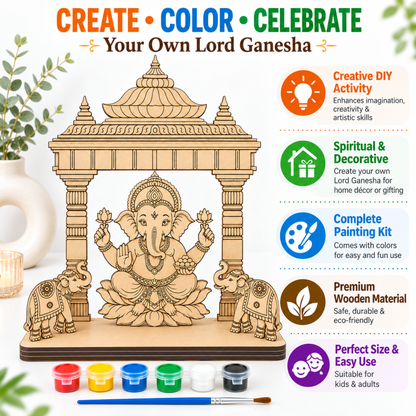 Ganesh Mandap DIY Colouring Kit