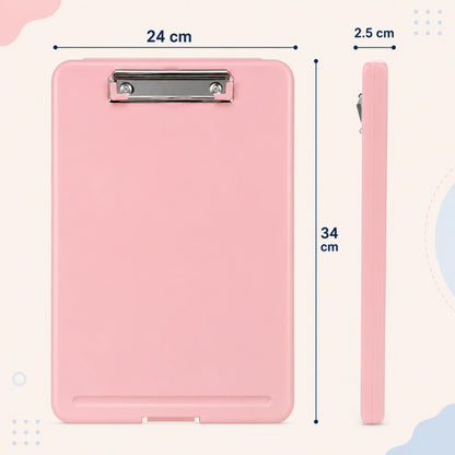 Clipboard Storage Folder with Hidden Compartment