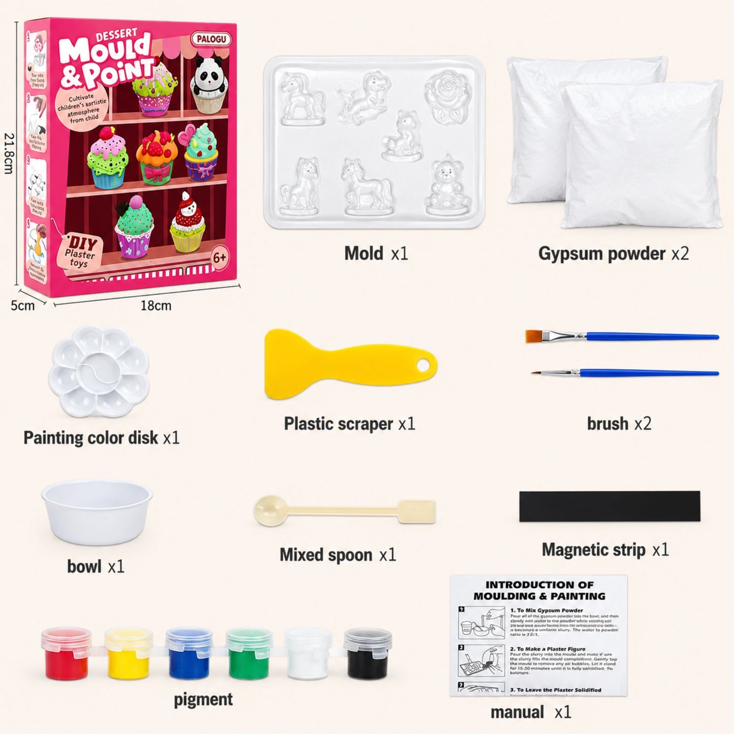 Dessert Mould & Paint DIY