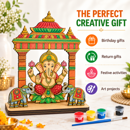 Ganesh Mandap DIY Colouring Kit