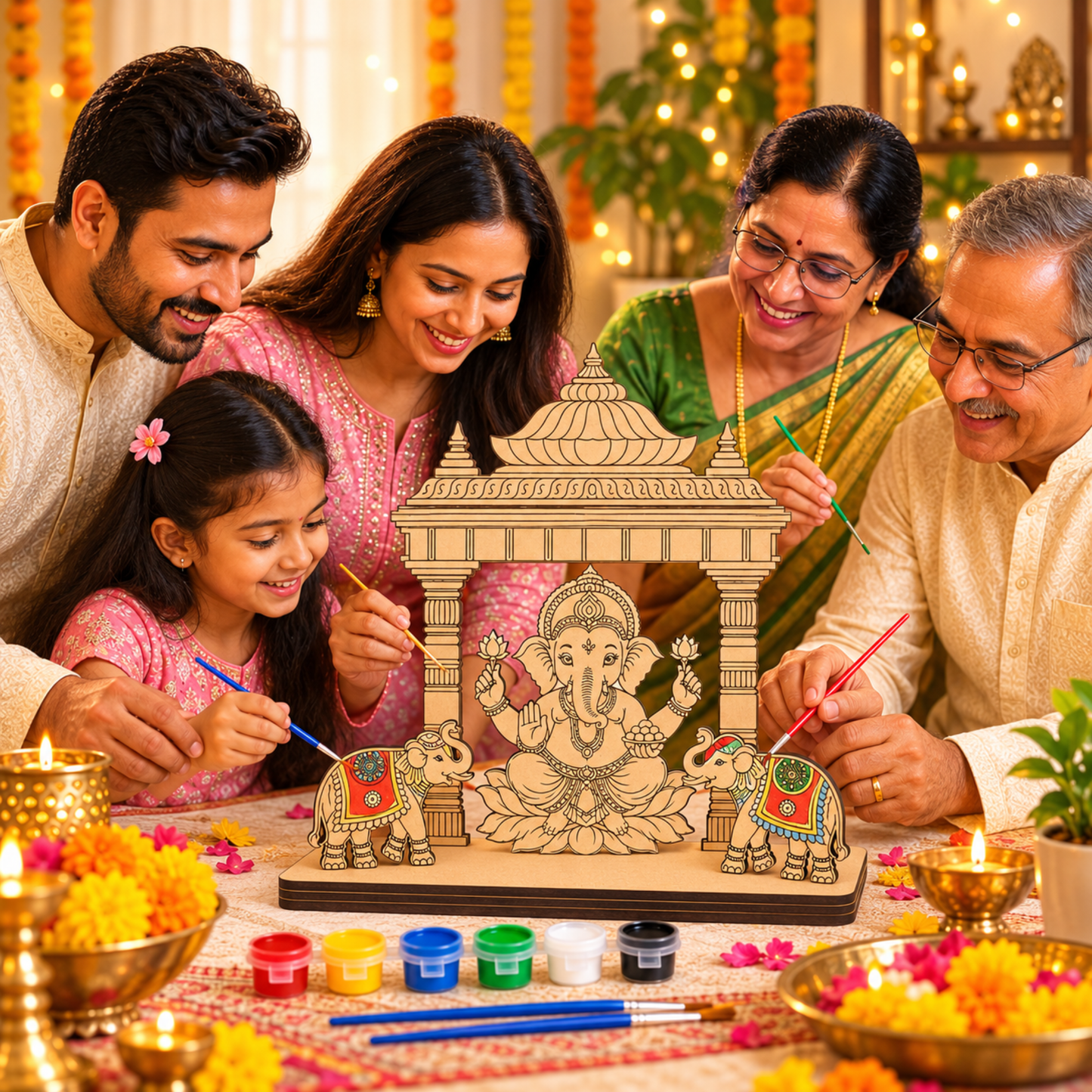 Ganesh Mandap DIY Colouring Kit