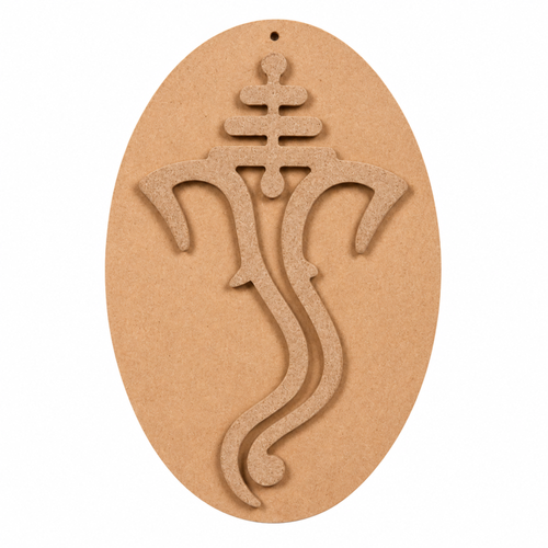DIY Ganpati MDF Painting Wall Hanging
