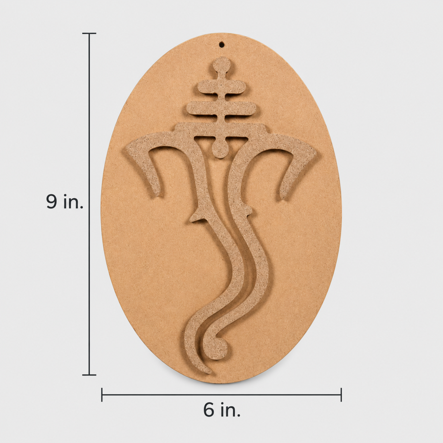 DIY Ganpati MDF Painting Wall Hanging