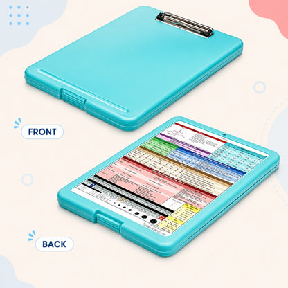 Clipboard Storage Folder with Hidden Compartment