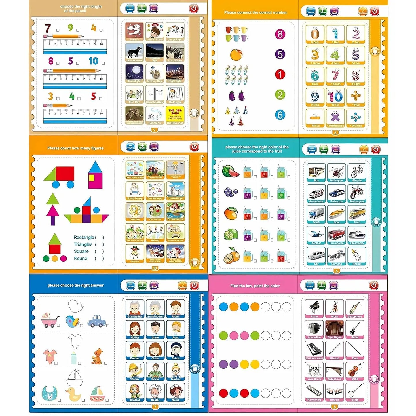 Musical Learning Book – English Learning Toy for Kids