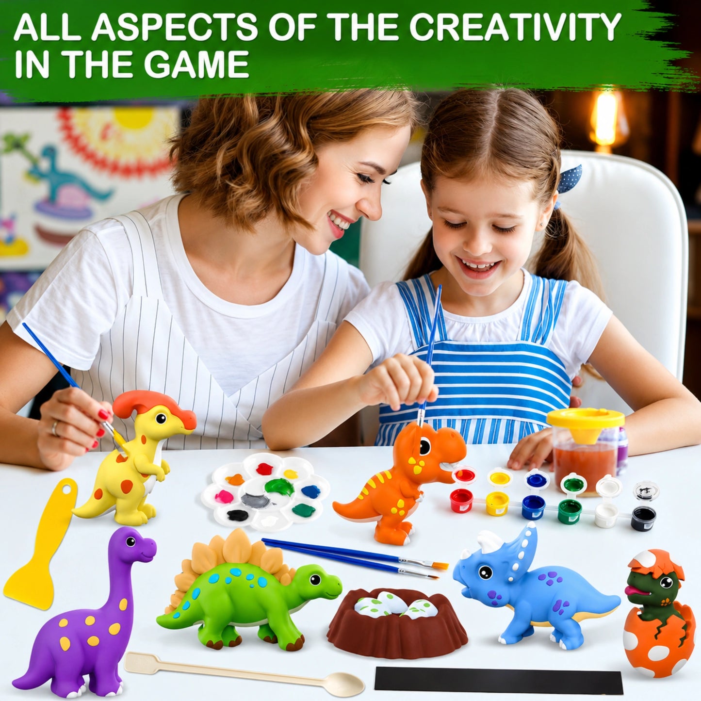 Dinosaur Mould & Paint DIY