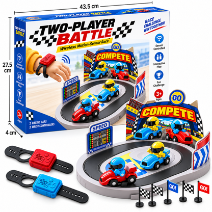 Dual-Player Racing Track Toy