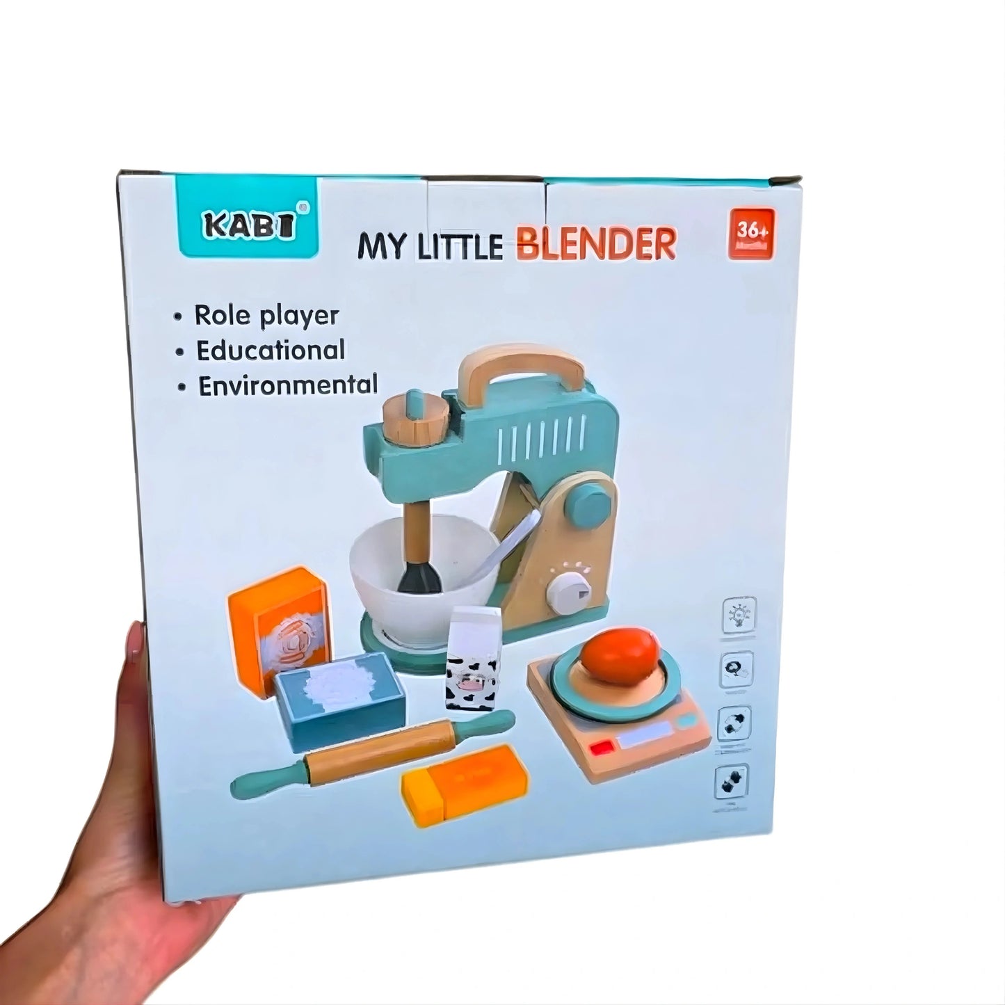 Wooden Mixer Toy Set
