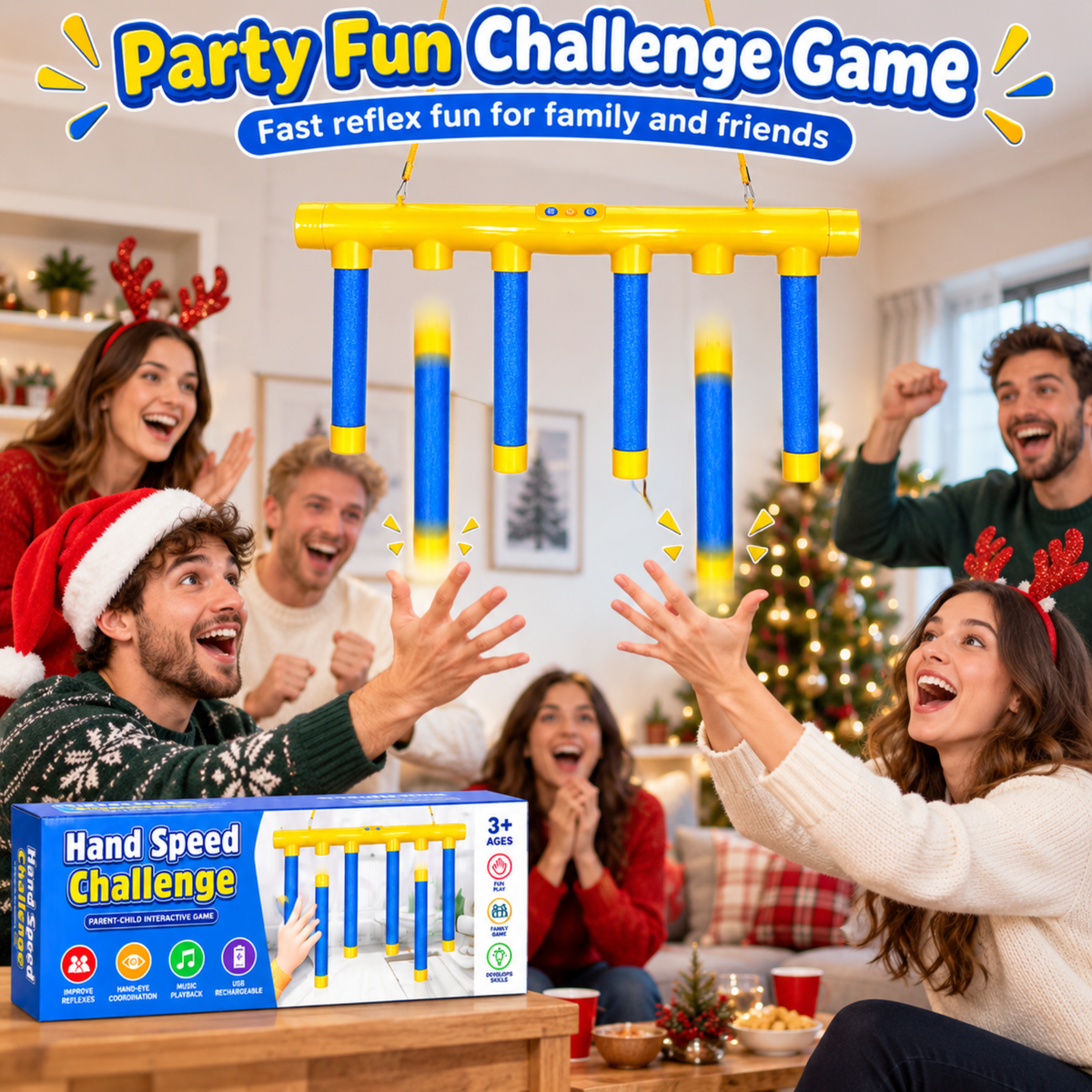 Hand Speed Reflex Challenge Game