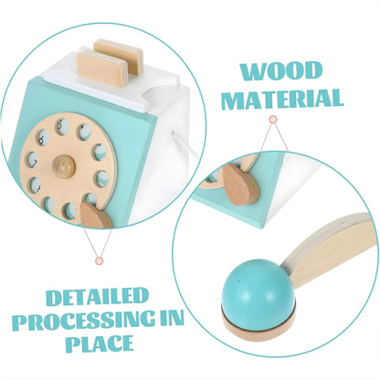 Wooden Retro Phone Toy
