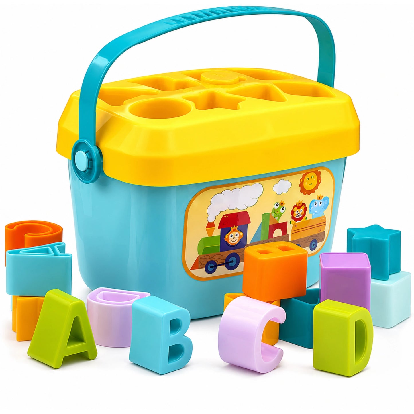Alphabet & Shape Sorter Bucket