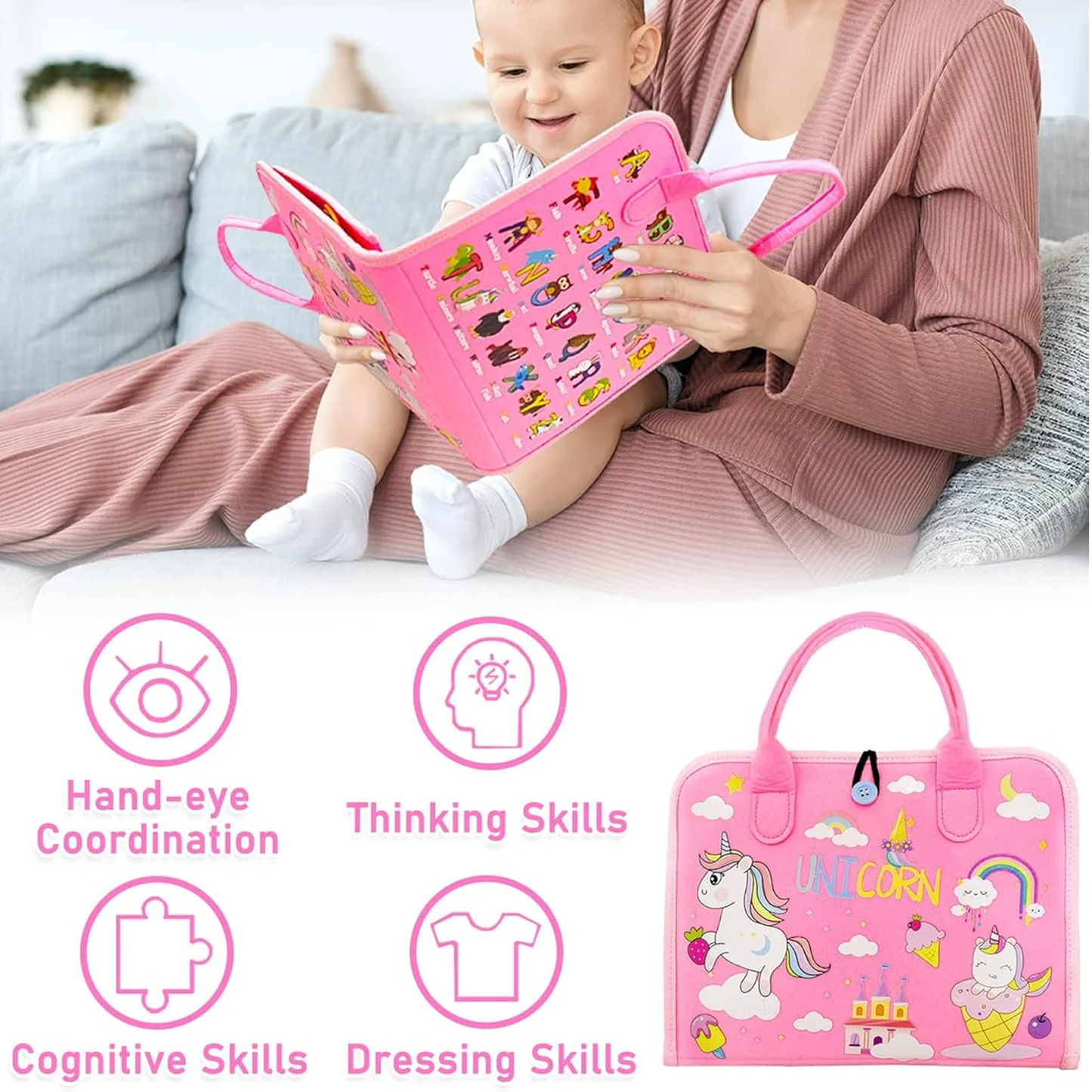 Busy Board Sensory Book