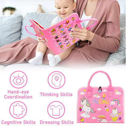 Busy Board Sensory Book