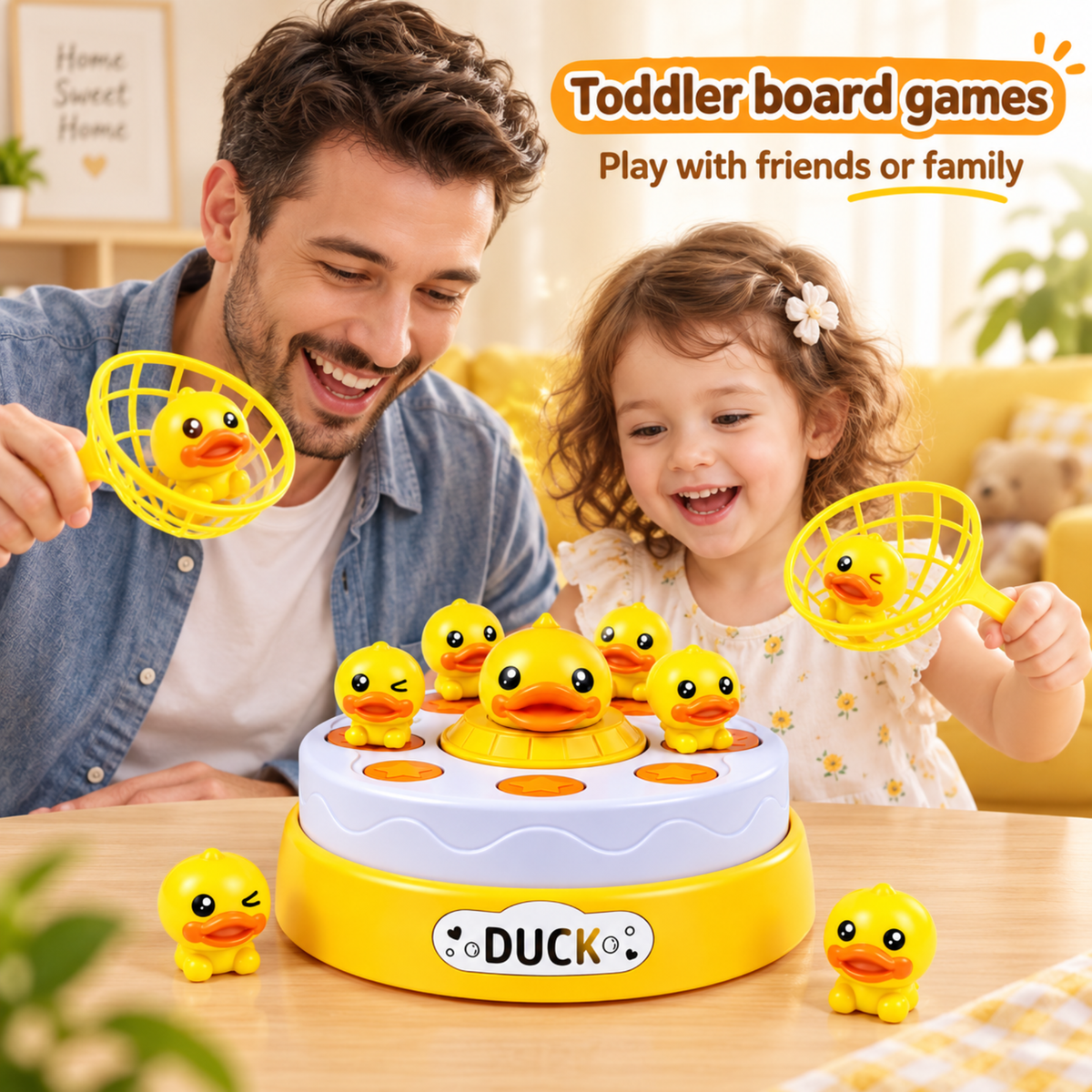Pop-Up Duck Catching Game
