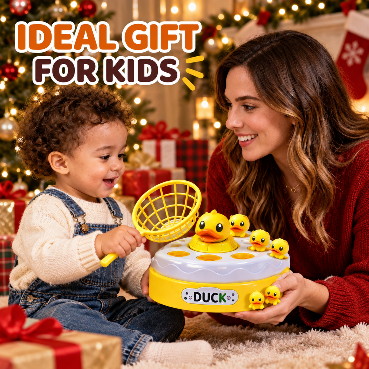 Pop-Up Duck Catching Game