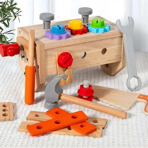 Wooden Tool Box Toy Set