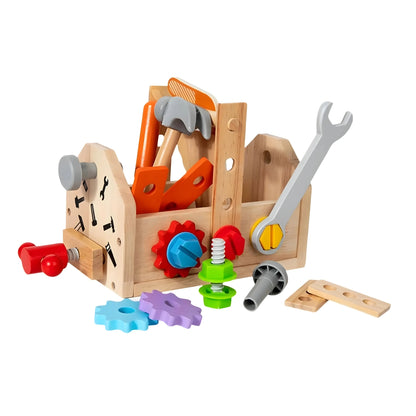 Wooden Tool Box Toy Set