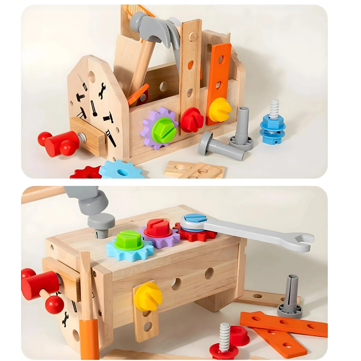Wooden Tool Box Toy Set