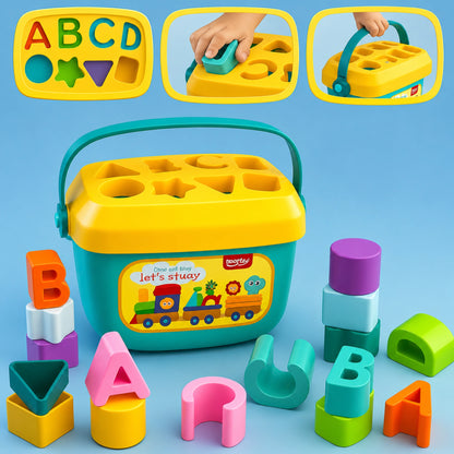 Alphabet & Shape Sorter Bucket