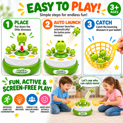 Dinosaur Bounce & Catch Game