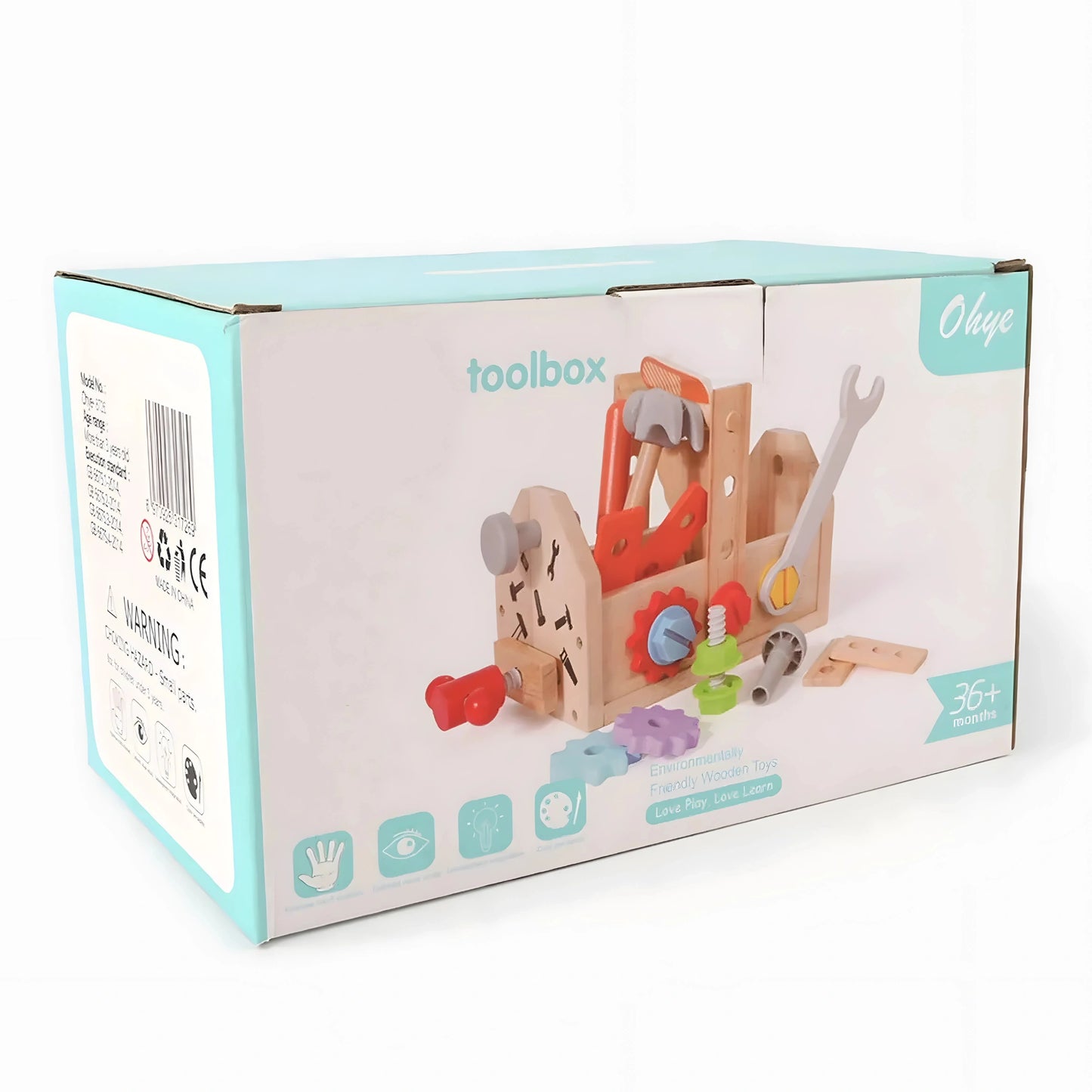Wooden Tool Box Toy Set