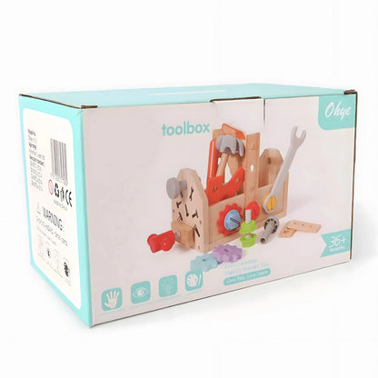 Wooden Tool Box Toy Set