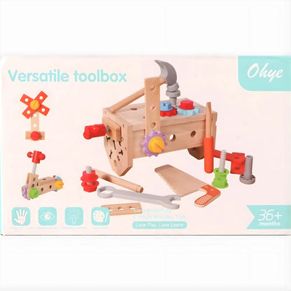 Wooden Tool Box Toy Set
