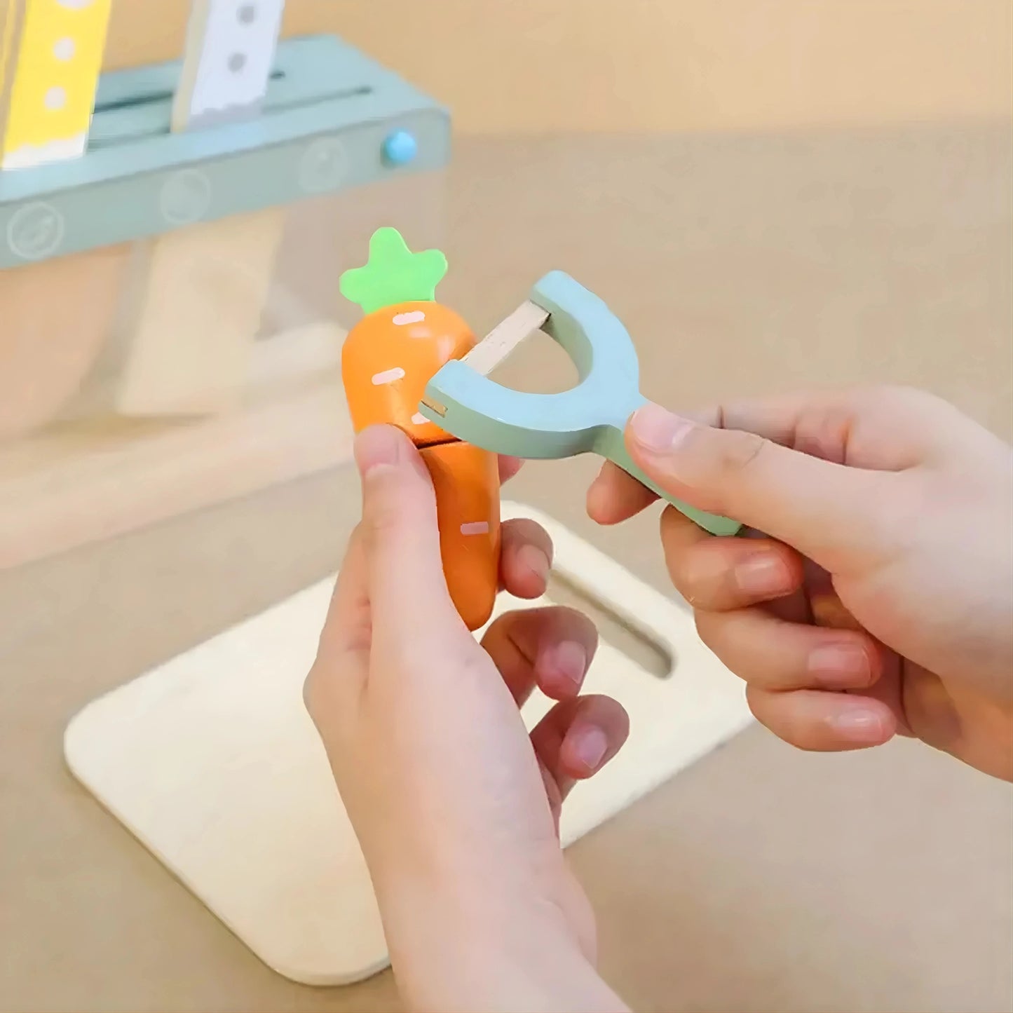 Wooden Kitchen Cutting Toy Set