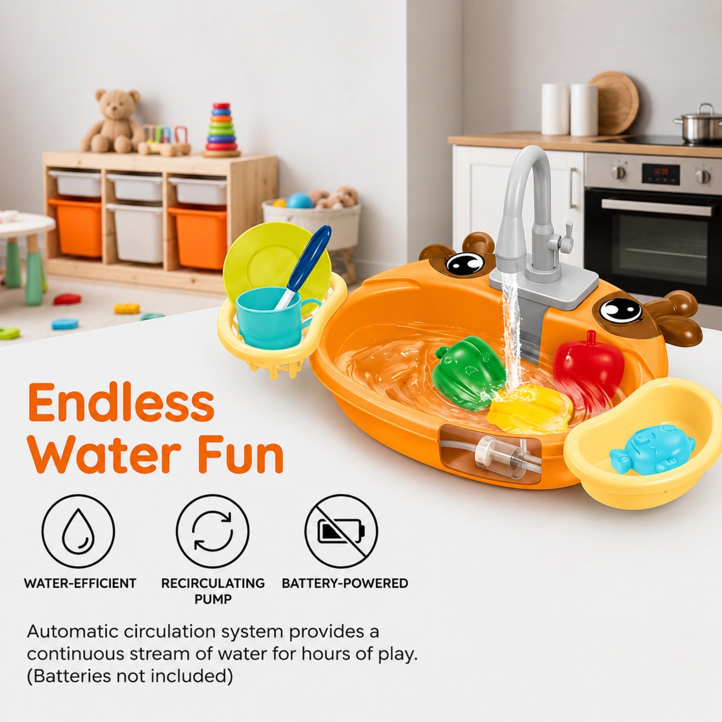 Animal Dishwasher Sink Toy
