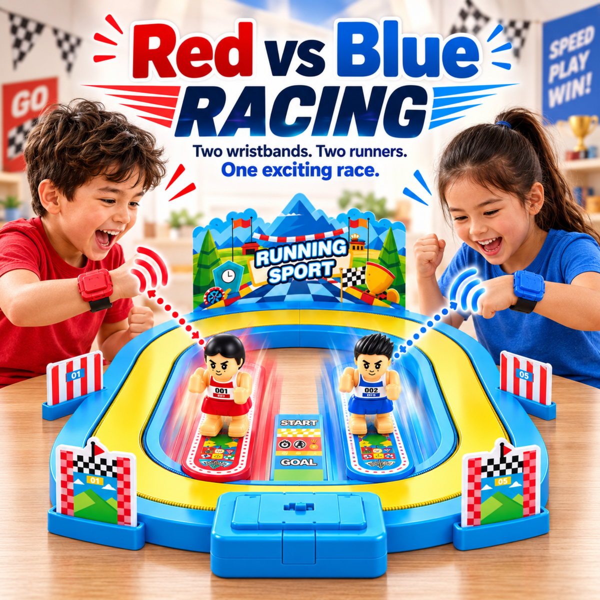 Motion-Controlled Running Race Toy