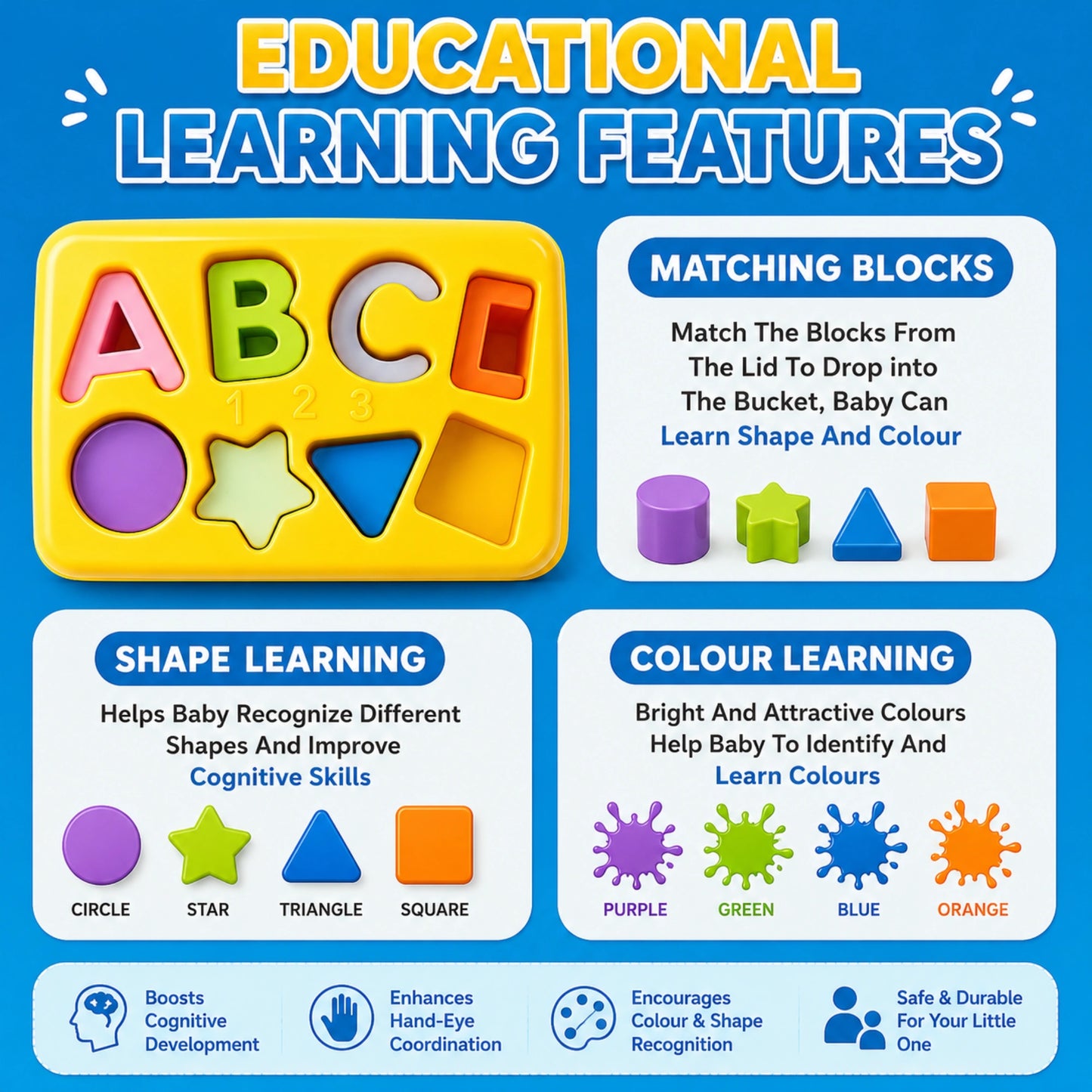Alphabet & Shape Sorter Bucket