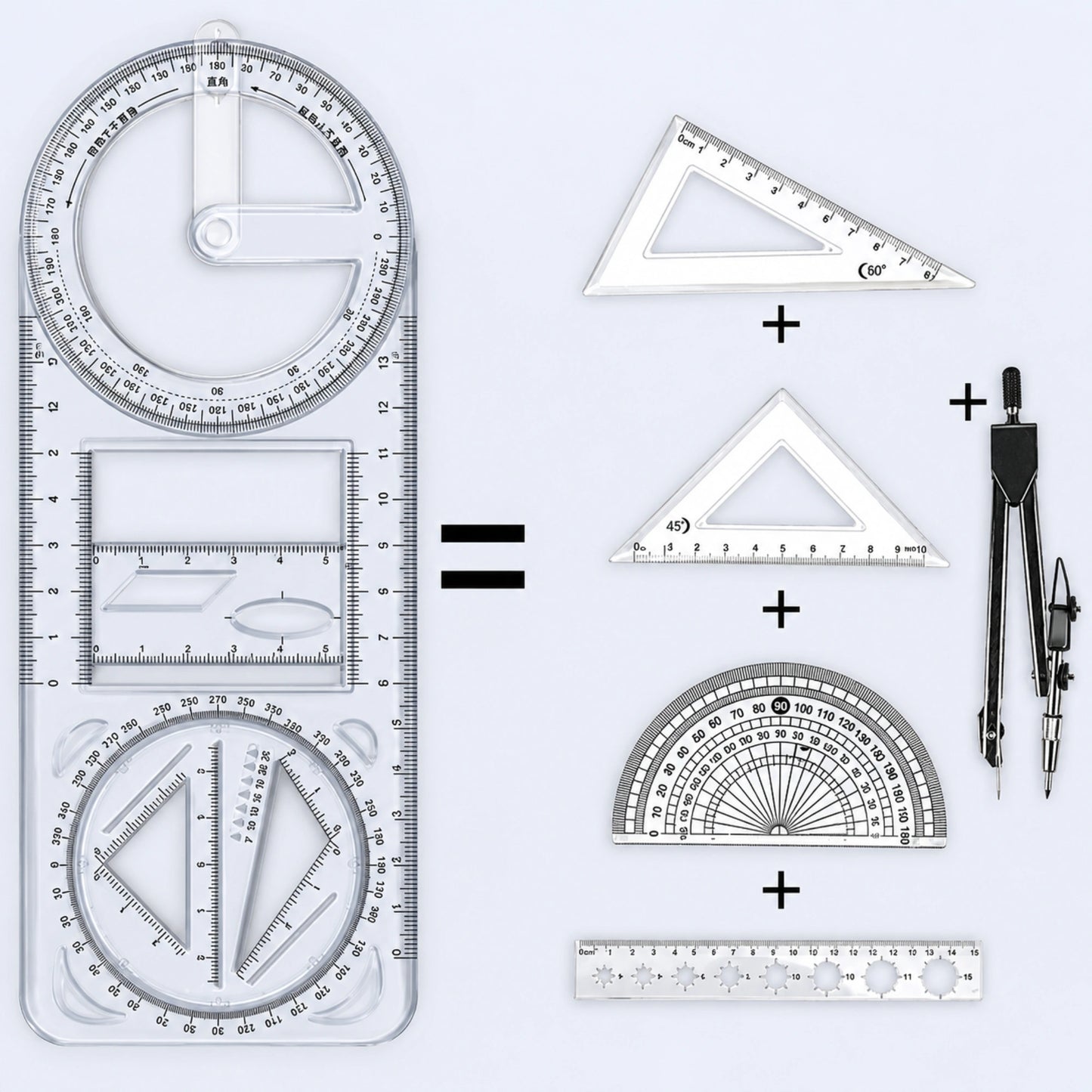 Rotating Geometry Ruler