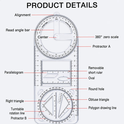 Rotating Geometry Ruler