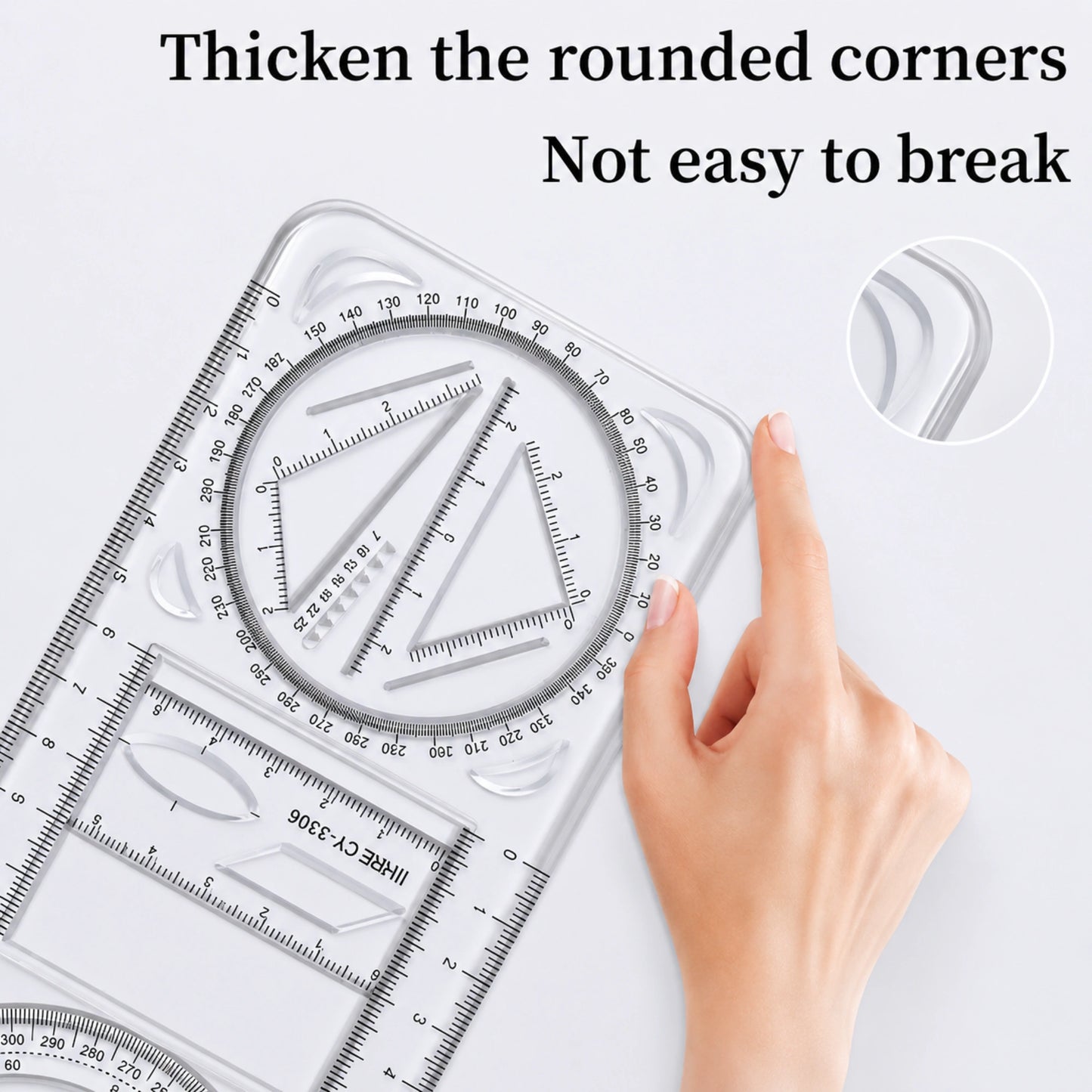 Rotating Geometry Ruler
