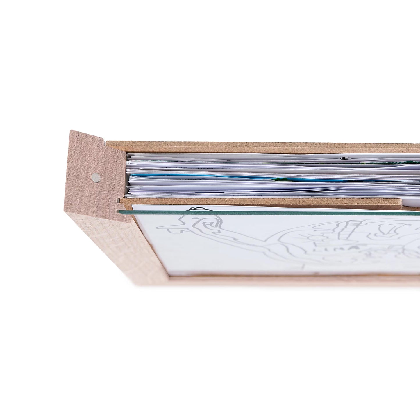 A3 Kids Art Display Frame with Storage