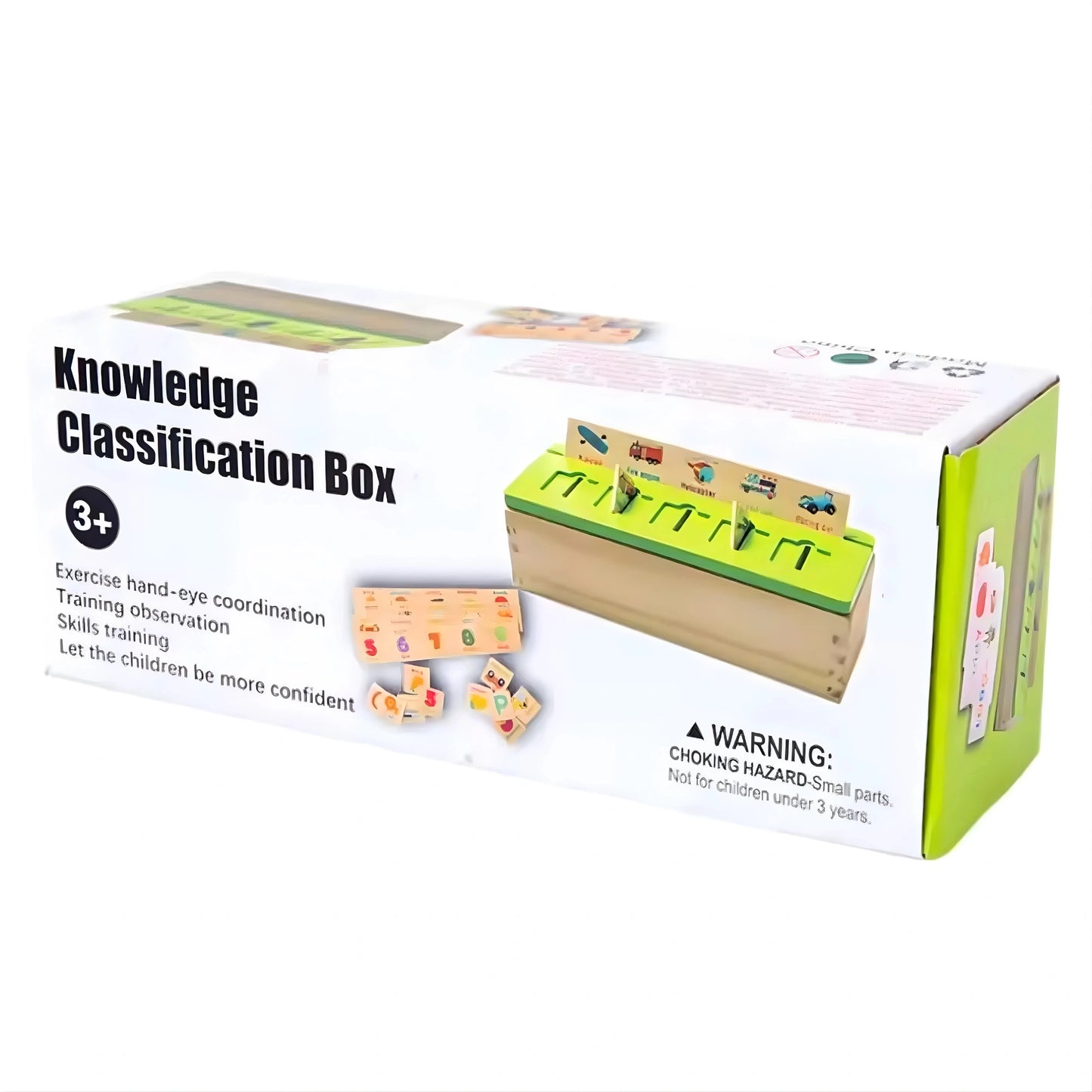 Wooden Alphabet Learning Toy with Flash Cards