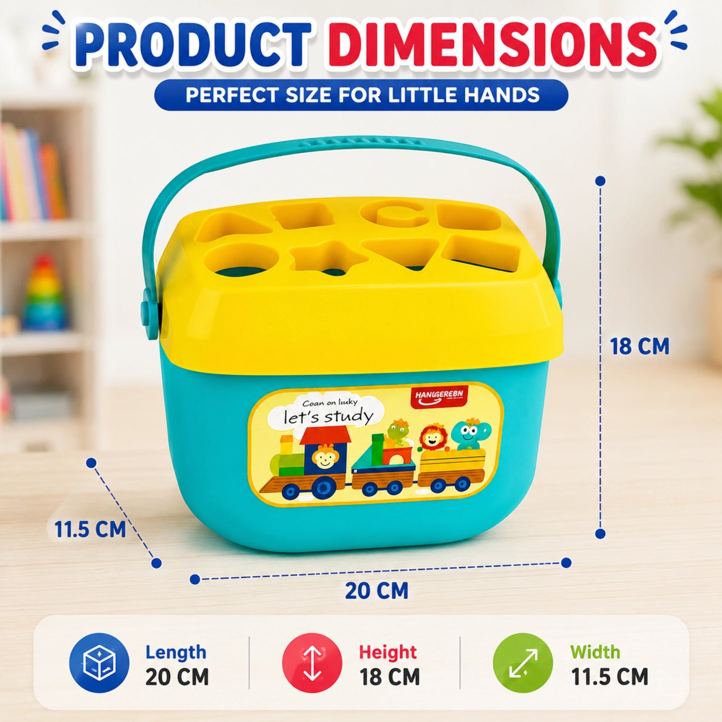 Alphabet & Shape Sorter Bucket