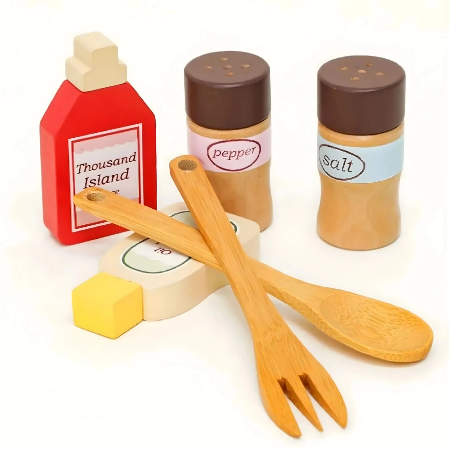 Wooden Salad Toy Set