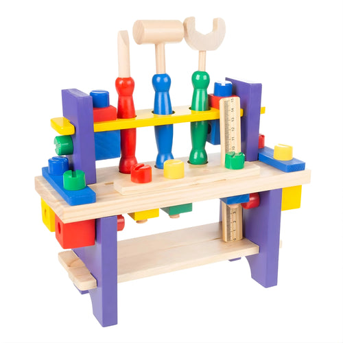 Wooden Kids Tool Bench Set