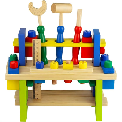 Wooden Kids Tool Bench Set