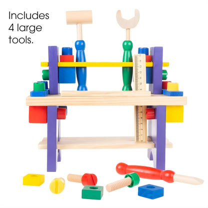 Wooden Kids Tool Bench Set